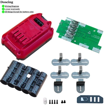 Аксессуары для батарейного отсека Doscing с печатной платой BMS Charging Board Для Craftsman 20V CMCB201 CMCB202 CMCB204 CMCF800 CMCD700 CMCD721