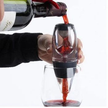 Графин для вина Аэратор Red Wine Fast Magic Decanter Пластиковые барные инструменты Барные аксессуары для бара, которые мгновенно аэрируют вино, портативный