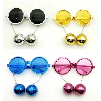 1шт Диско-вечеринка 80-х 3D Солнцезащитные очки для девичника Солнцезащитные очки с подвеской Свадебные украшения Sunnies Принадлежности для девичника для новобрачных