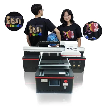 Высокоэффективные струйные многоцветные цифровые текстильные принтеры на водной основе для печати чулочно-носочных изделий на футболках