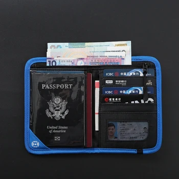 Водонепроницаемый держатель для паспорта, дорожный кошелек, Многофункциональный Небольшой кошелек для кредитных карт, сумка для хранения портативных документов.