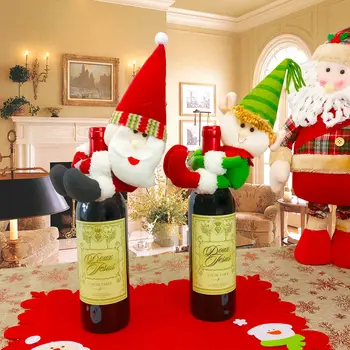 Многофункциональные подвесные игрушки, рождественские игрушки для бутылок, украшения для рождественской елки, пряжки для штор, рождественские украшения для дома 2020 года