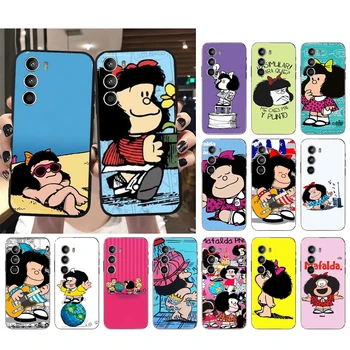 Чехол для телефона Mafalda для Motorola G72 G13 G32 G53 G51 G71 G31 G41 G22 G60 G52 G200 GStylus G30 G10 G20 G50 G Чистый Funda