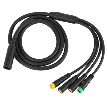 Соединительный кабель датчика передачи 1T4 Кабельный разъем для среднемоторных аксессуаров для электровелосипедов Bafang BBS01 BBS02 BBSHD