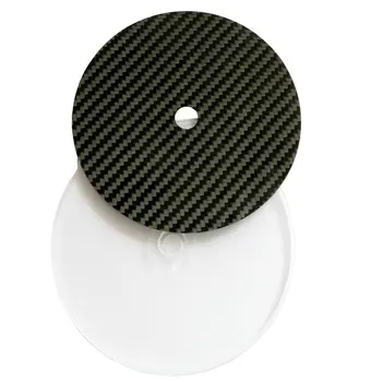 Основание для коврика для компакт-дисков из углеродного волокна, подставка для настройки проигрывателя аудио Hi-Fi, Антиударный амортизатор, поглощение вибрации