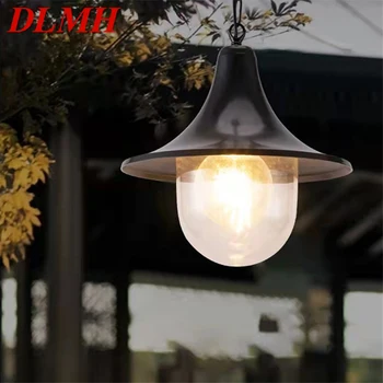 DLMH Открытый Ретро подвесной светильник Современная светодиодная лампа водонепроницаемая для украшения домашнего коридора