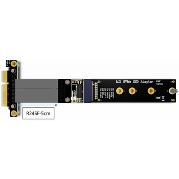 R44SF/R24SF M.2 для NVMe SSD Удлинитель Твердотельный накопитель Riser Card Поддержка M2 к PCI Express 3,0 4,0 X4 PCI-E 32G/bps
