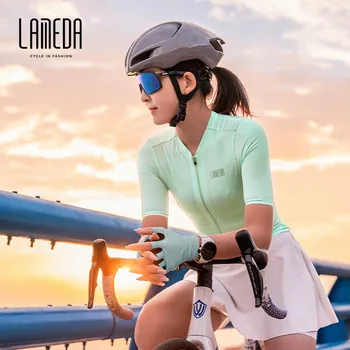 LAMEDA 2023, новая высококачественная велосипедная одежда Suolan, женская профессиональная быстросохнущая летняя велосипедная одежда с короткими рукавами