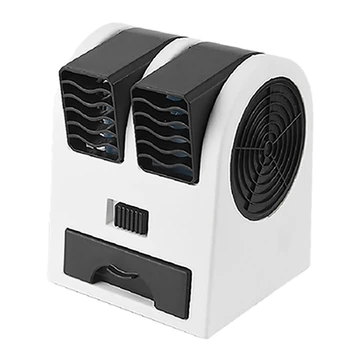 Мини-кондиционер, вентилятор 3 В 1, увлажнитель, очиститель для дома / улицы, портативный бесшумный охладитель воздуха с USB / батарейным питанием