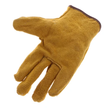 1 пара защитных перчаток из воловьей кожи Для ремонта сварочных работ, износостойких
