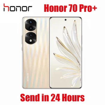 Оригинальный Новый Официальный Honor 70 Pro + Plus 5G Сотовый телефон 6,78 дюйма MTK Dimensity9000 4500 мАч 100 Вт Super Charge 54MP NFC Android 12