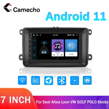 Camecho 7-Дюймовый Автомобильный Радиоприемник Android Для VW/Volkswagen Seat Skoda Golf Passat 1G + 16G Bluetooth WiFi GPS Мультимедийный плеер 2 Din