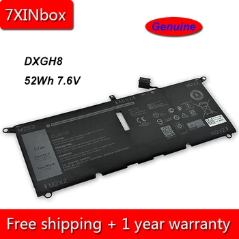 7XINbox 52Wh 7,6V Подлинный Аккумулятор для Ноутбука DXGH8 0H754V H754V P82G Dell XPS 13 Серии 9380 9370 FHD