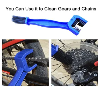 Портативный очиститель велосипедной цепи, щетка для чистки цепи дорожного велосипеда, набор для чистки велосипеда, Уход за велосипедной цепью