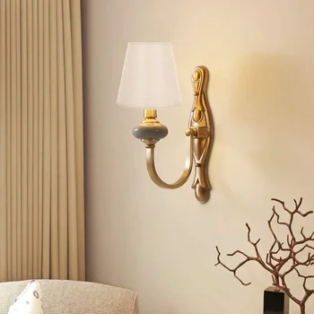 2 предмета, настенный светильник, маленькие абажуры, абажуры, Напольная лампа для освещения в помещении, зажимная лампа