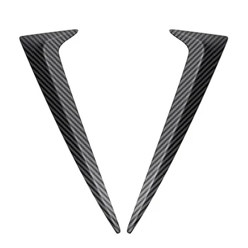 Автомобильное карбоновое вертикальное боковое крыло-спойлер на заднем стекле для Toyota Sienna 2020-2022, Комплекты деталей для заднего зеркала заднего вида