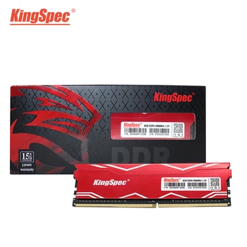 KingSpec RAM 8gb 16gb 4gb 2666mhz DDR4 DIMM Memoria Ram с Радиатором dimm ddr4 Desktop Rams 1.2V PC Desktop Memory Ram для ПК