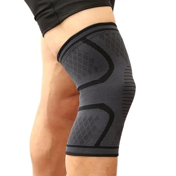 1 пара нейлоновых эластичных спортивных наколенников, дышащий бандаж для поддержки колена, защита для ног для бега, фитнеса, пеших прогулок, велоспорта, Размер: XL