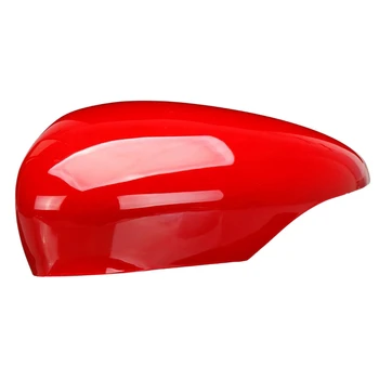 Крышка зеркала заднего вида на левое крыло двери, крышка бокового зеркала для Fiesta MK7 2008-2017 Красный