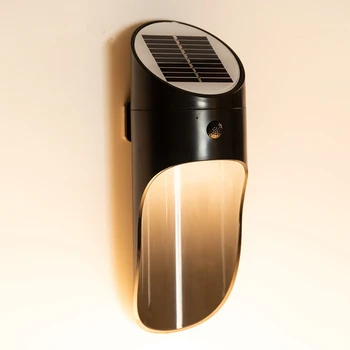 Солнечный наружный светильник LED с 2 режимами яркости, Настенный светильник с датчиком движения, Беспроводные Водонепроницаемые фонари для крыльца