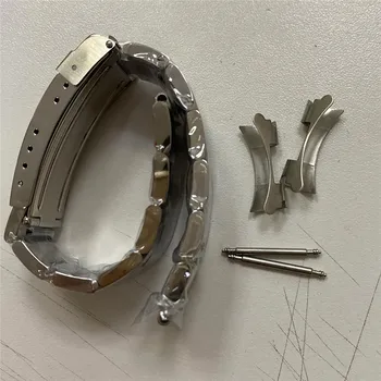 Сменный браслет Oyster диаметром 20 мм, металлический ремешок, складная застежка для винтажного чехла, запасной браслет с пружинной планкой