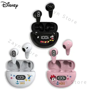 Беспроводные наушники Bluetooth Disney Mickey Minnie Donald Duck Daisy, водонепроницаемые наушники Smart Touch с длительным вызовом HD