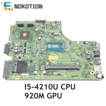 NOKOTION FX3MC CN-066KRV 066KRV Для DELL inspiron 15R 3542 3543 3442 3443 Материнская плата ноутбука I5-4210U CPU 920M 2G DDR3L