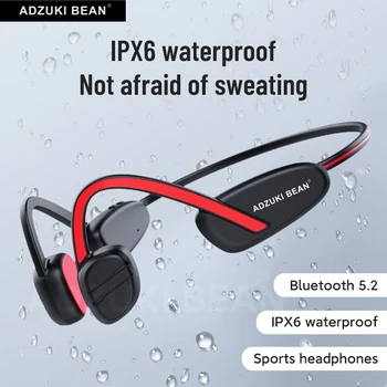 Bluetooth Наушники с костной проводимостью для спортивного бега IPX6 Водонепроницаемые с микрофоном, наушники с костной проводимостью для смартфона
